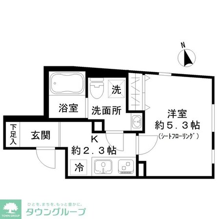 STRIPES東大井の物件間取画像